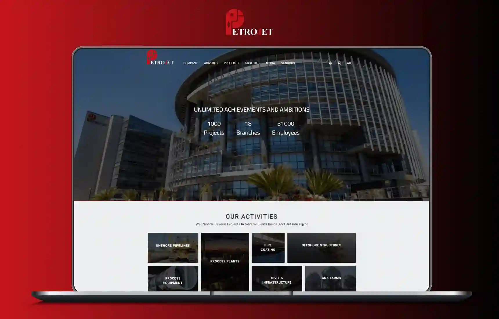 Petrojet company Website