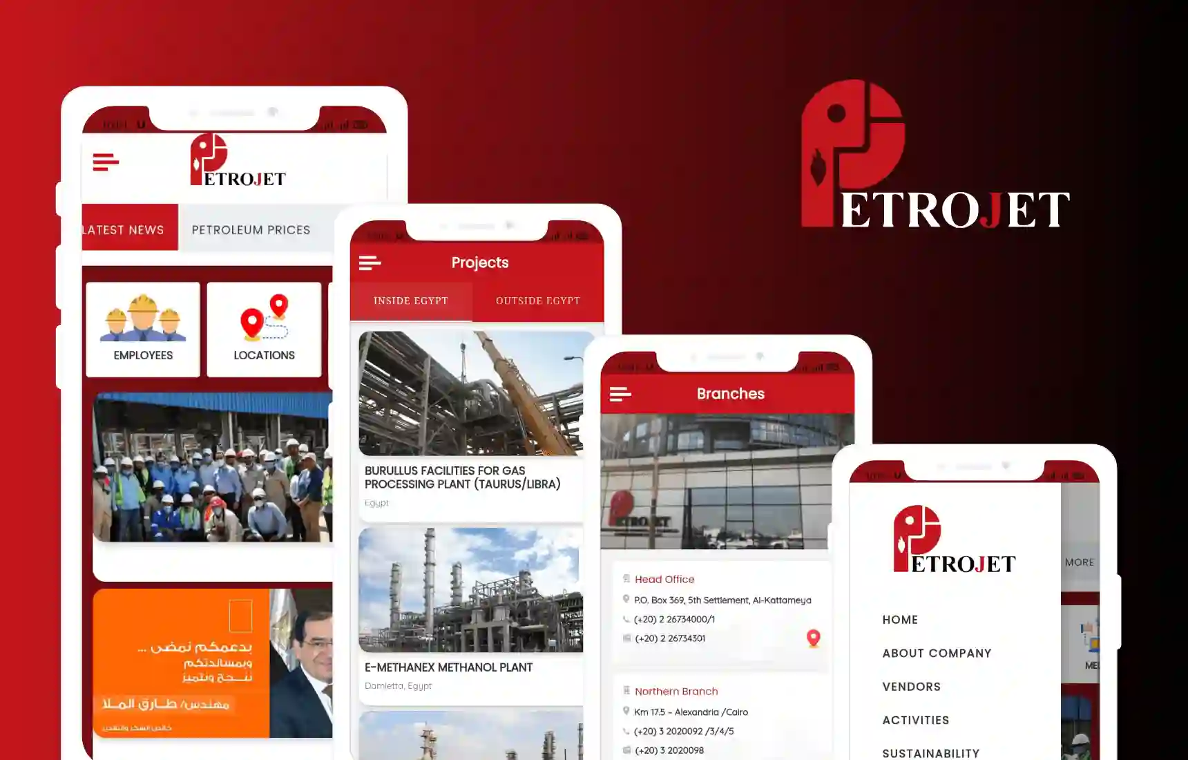Petrojet company Mobile Applicon